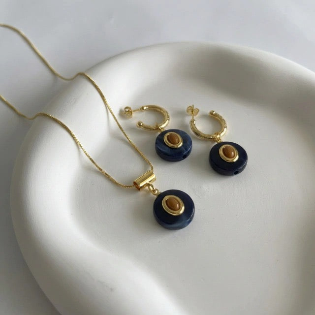 NECKLACE+EARRINGS JEWELRY SET RESIN FASHIONABLE
