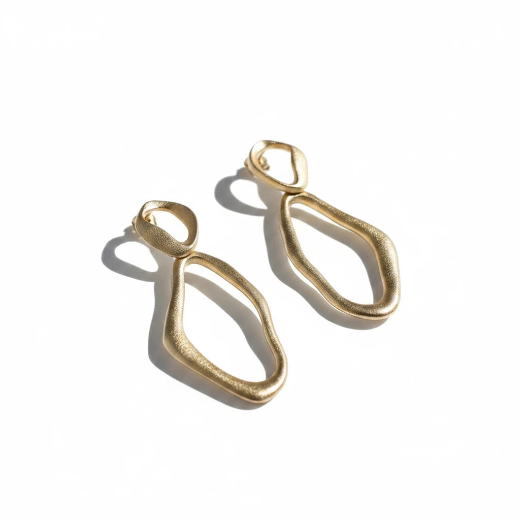 EARRINGS ORGANIC MATTE