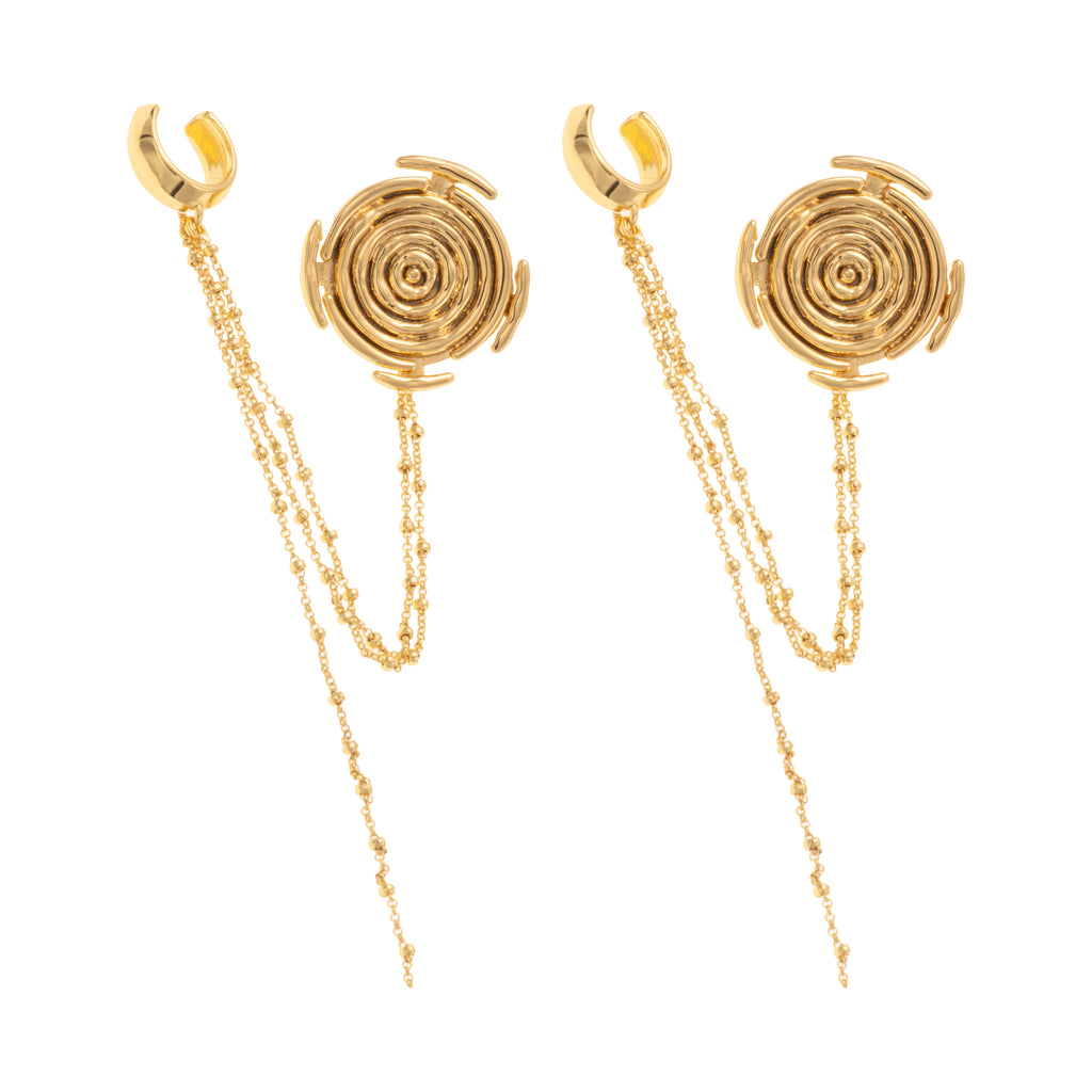 EARRING ORGANIC TWISTS EARCUFF BY MADENNA