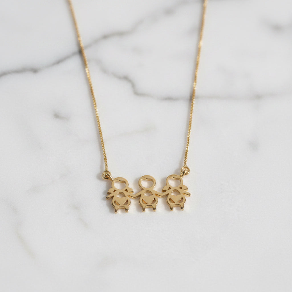 NECKLACE FAMILY LOVE 3 CHILDREN