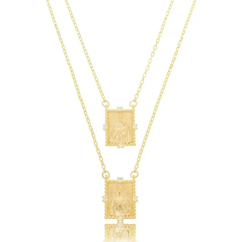 NECKLACE SCAPULAR RELIGIOUS MARIA DO CARMO