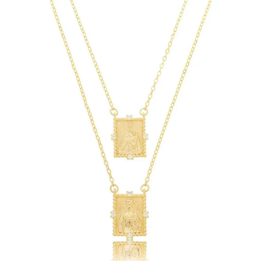 NECKLACE SCAPULAR RELIGIOUS MARIA DO CARMO