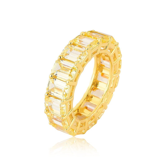 RING BAND RECTANGLE CRYSTALS