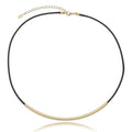 COLAR COURO BOHO TUBO