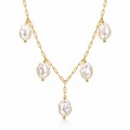 NECKLACE BAROQUE MAXI PEARLS