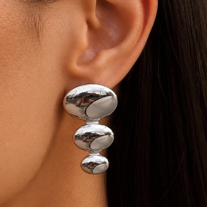 EARRING MODERN OVALS