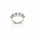 RING 5 ROUND MOISSANITES 2.5CT TOTAL