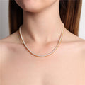 NECKLACE RIVIERA 3MM CUBIC ZIRCON