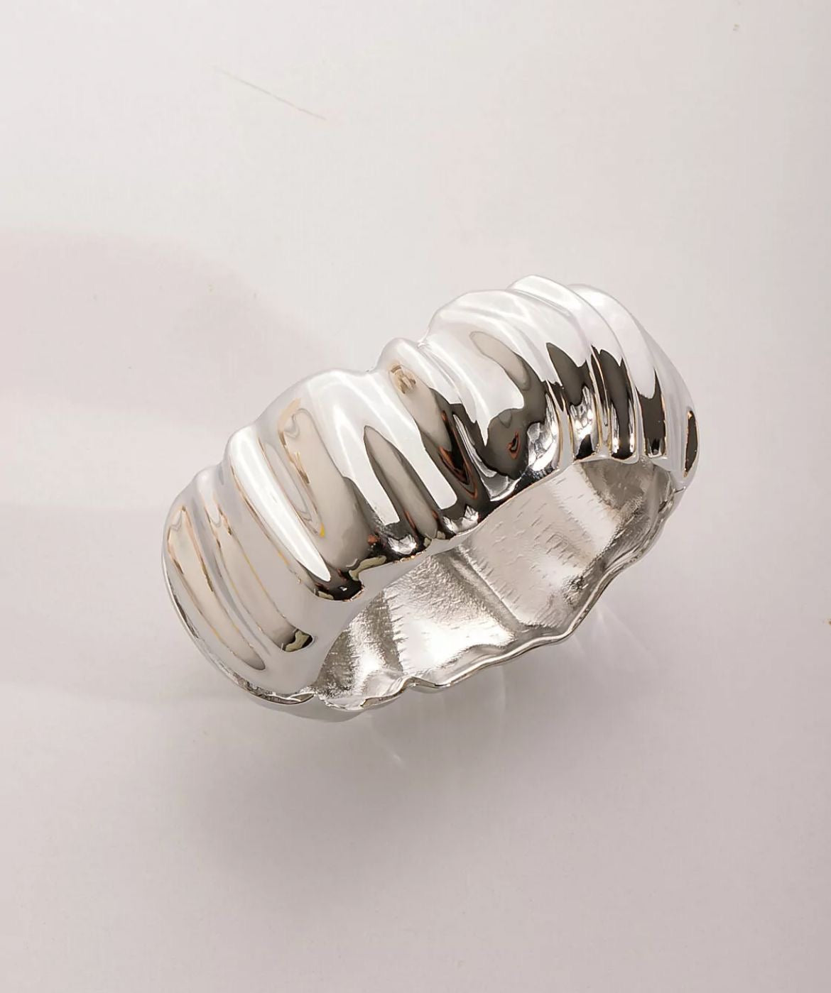 BRACELET WRINKLE BANGLE ORGANIC