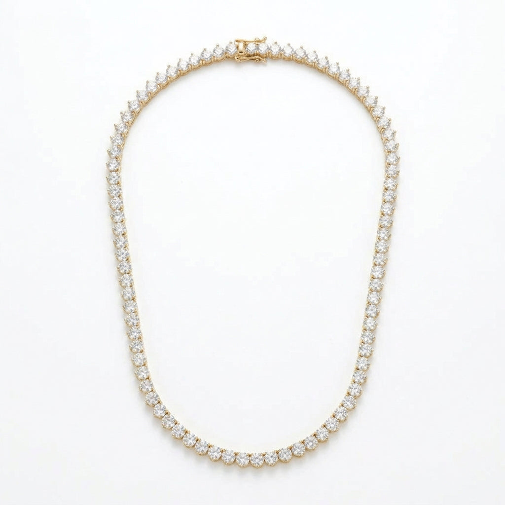 COLAR RIVIERA TÊNIS COLAR 4MM ZIRCÃO CÚBICO