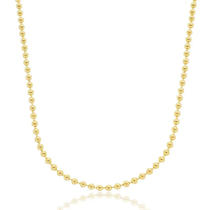 NECKLACE CHOKER MINI SPHERES 2.5mm