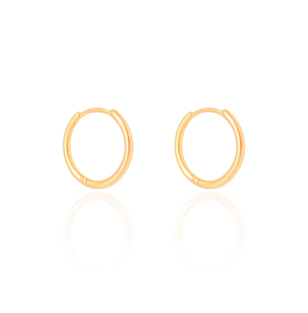 EARRING HOOPS THIN TUBE 2cm