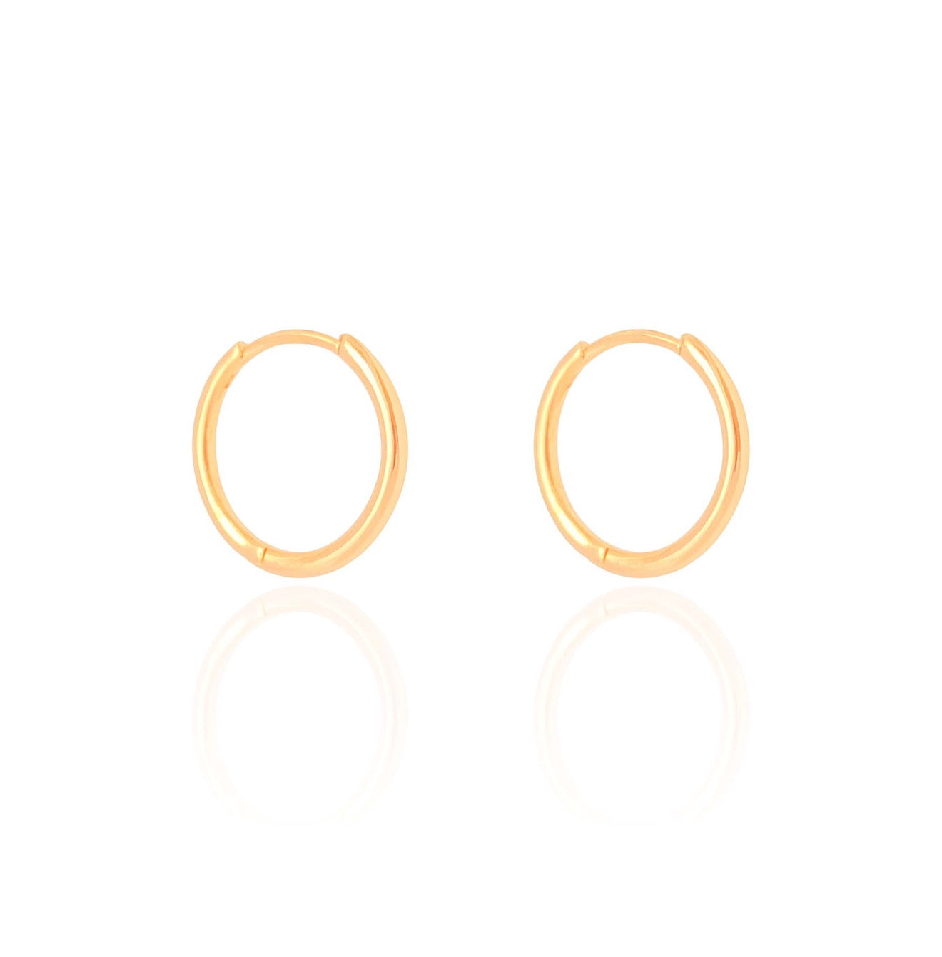 EARRING HOOPS THIN TUBE 2cm