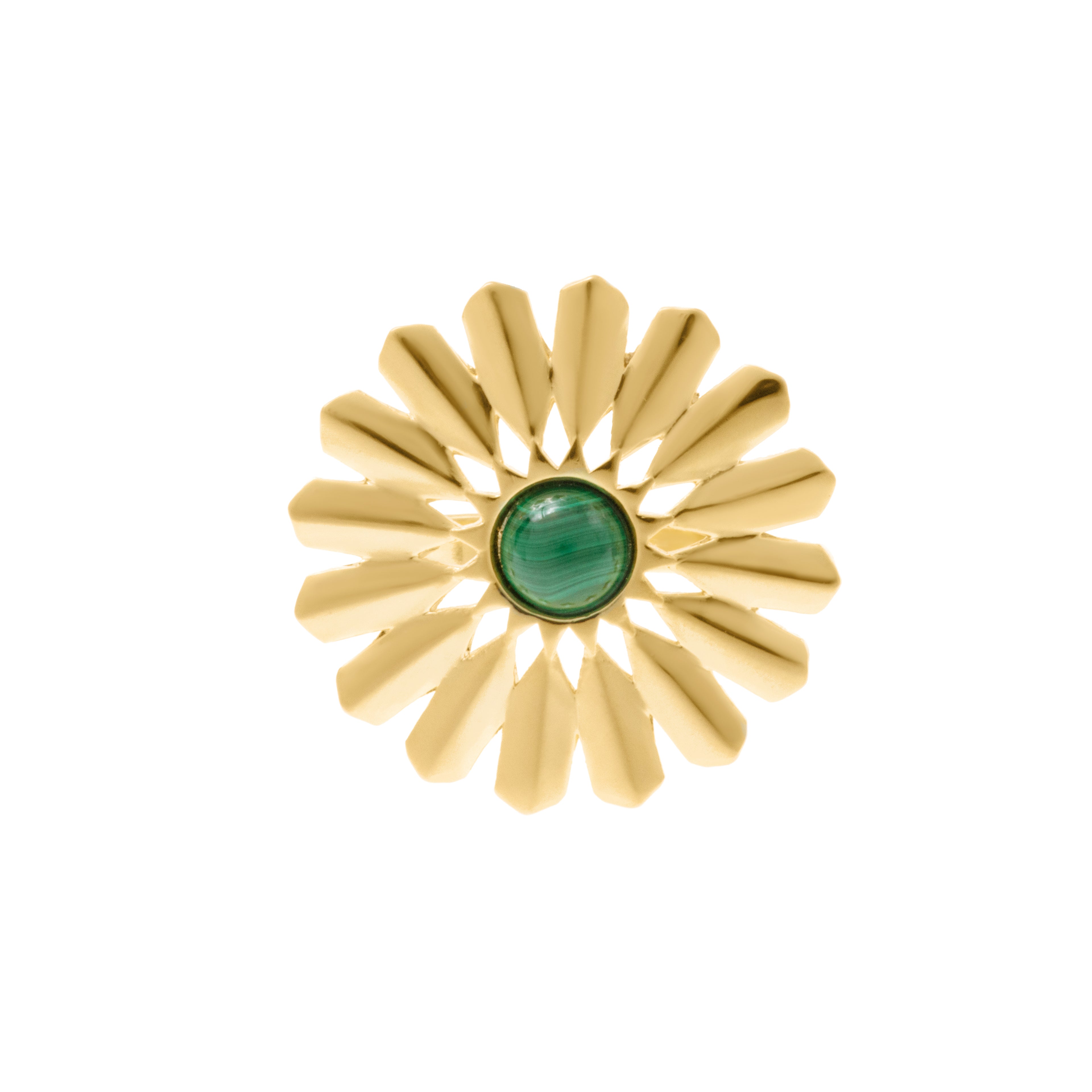 RING GREEN CENTER FLOWER BY MADENNA