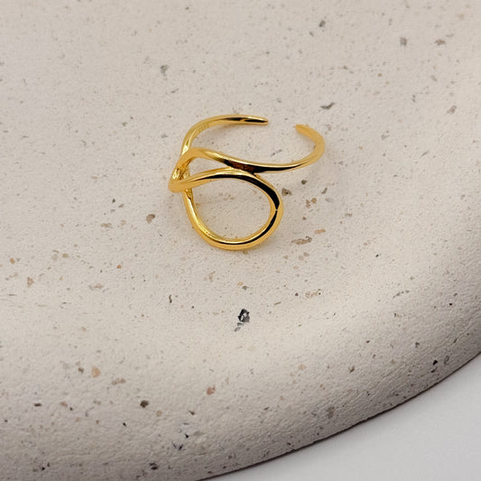 RING ORGANIC KNOT ADJUSTABLE