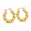 EARRING HOOPS TWIST PERFECTION