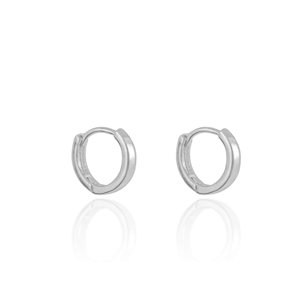 EARRING HOOPS HUGGIES 1.2cm