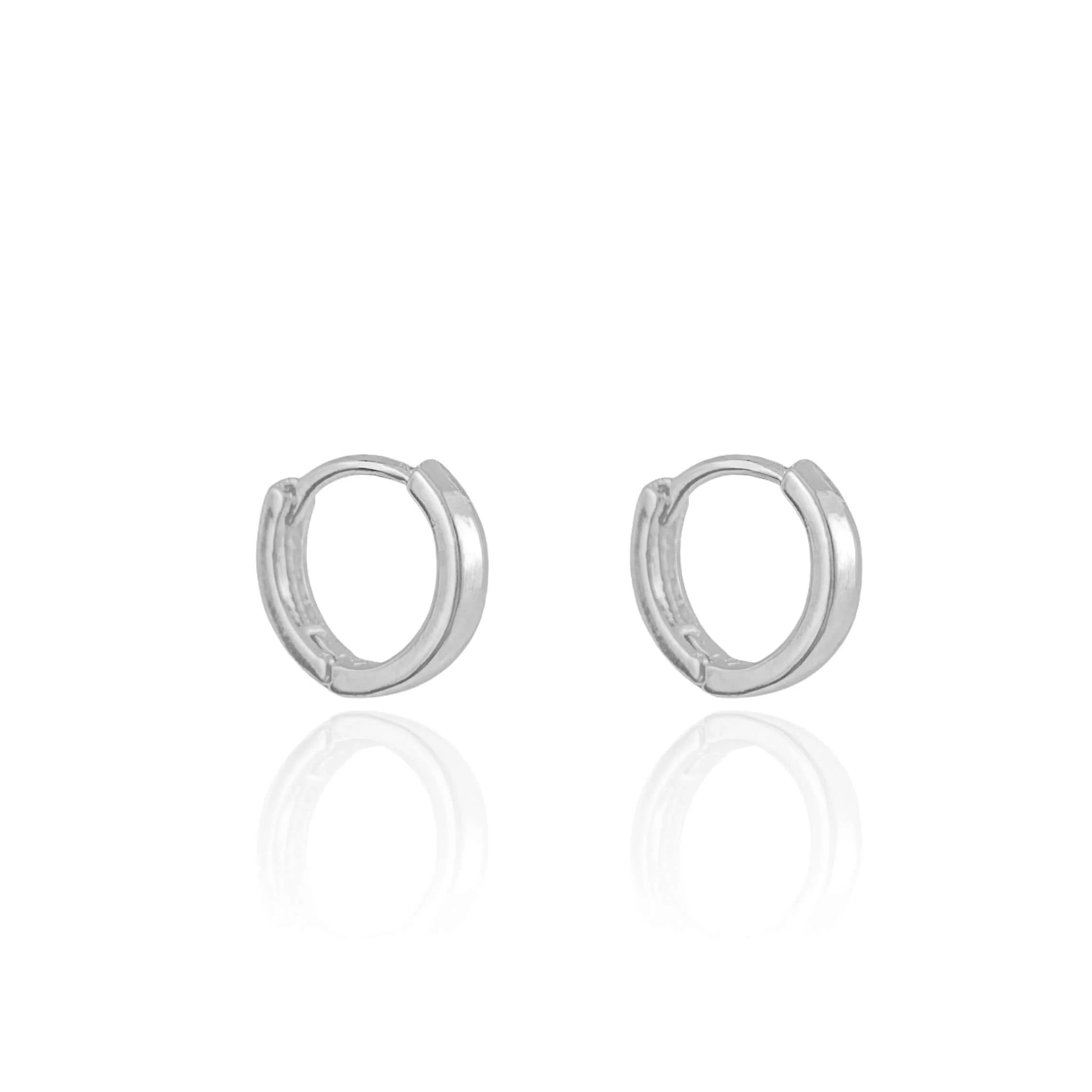 EARRING HOOPS HUGGIES 1.2cm