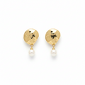 EARRINGS ORGANIC WITH PEARL