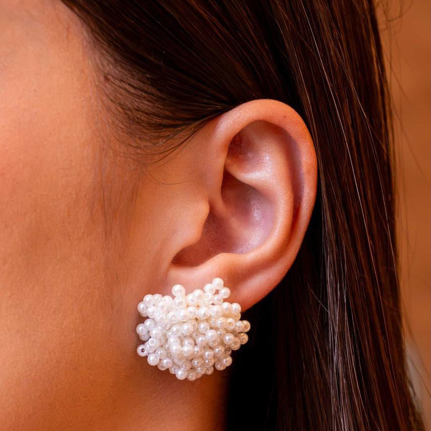 EARRINGS PEARLS BOUQUET