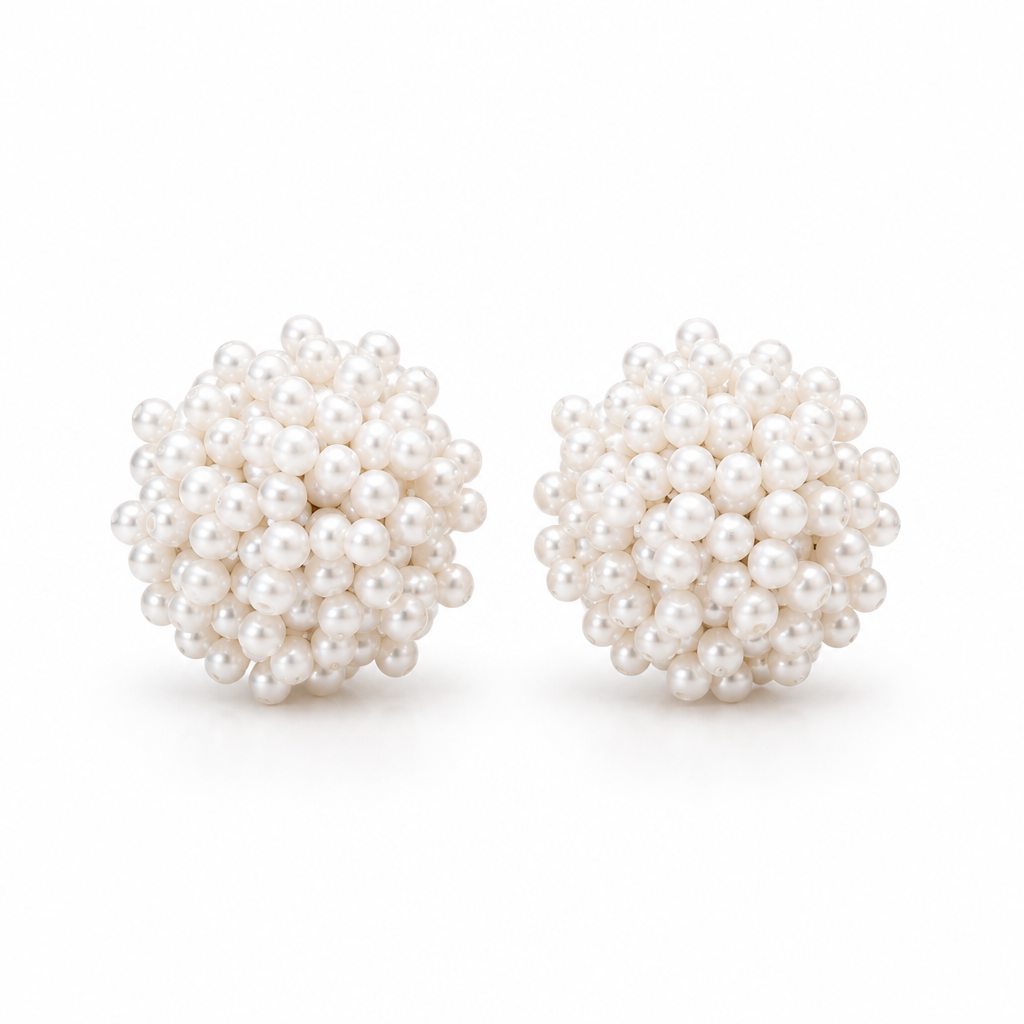 EARRINGS PEARLS BOUQUET