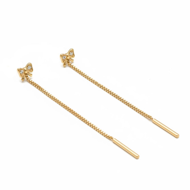 EARRING THREADERS MINI RIBBON