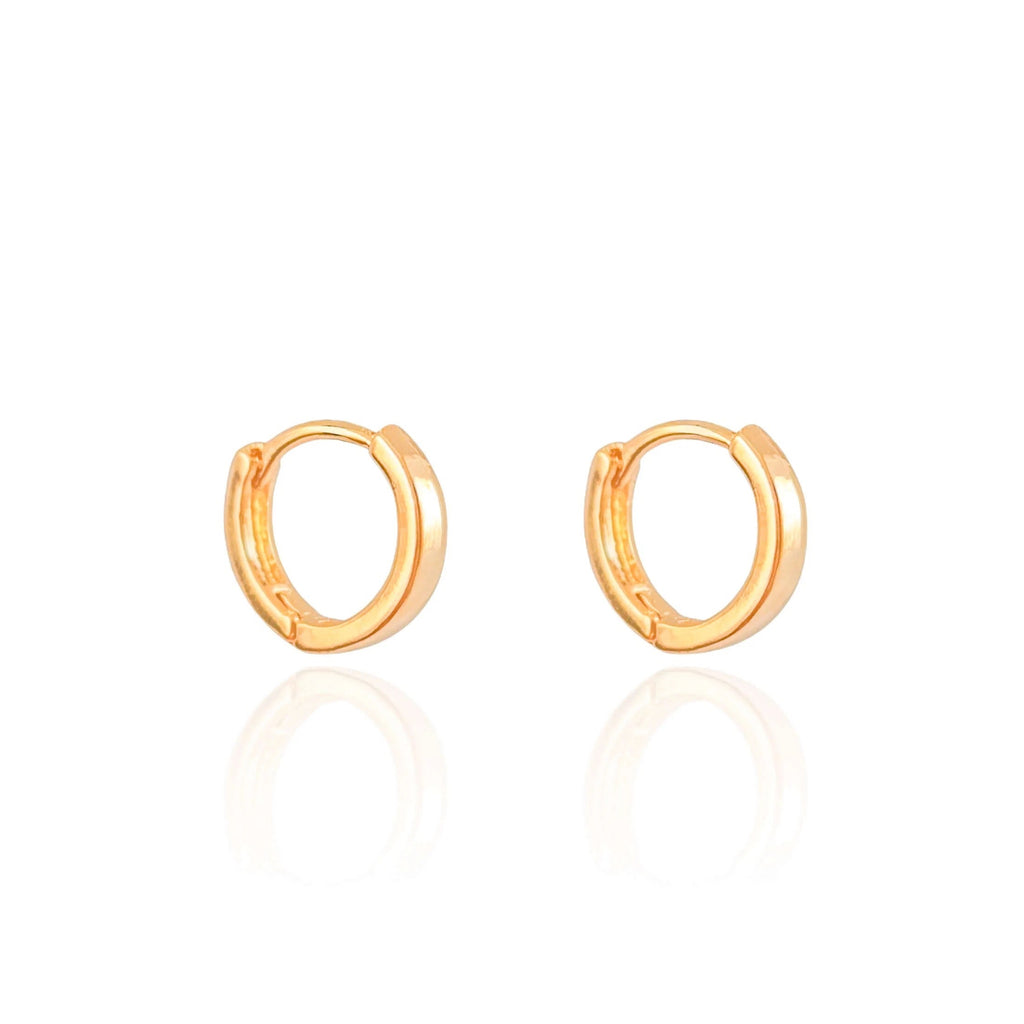 EARRING HOOPS HUGGIES 1.2cm