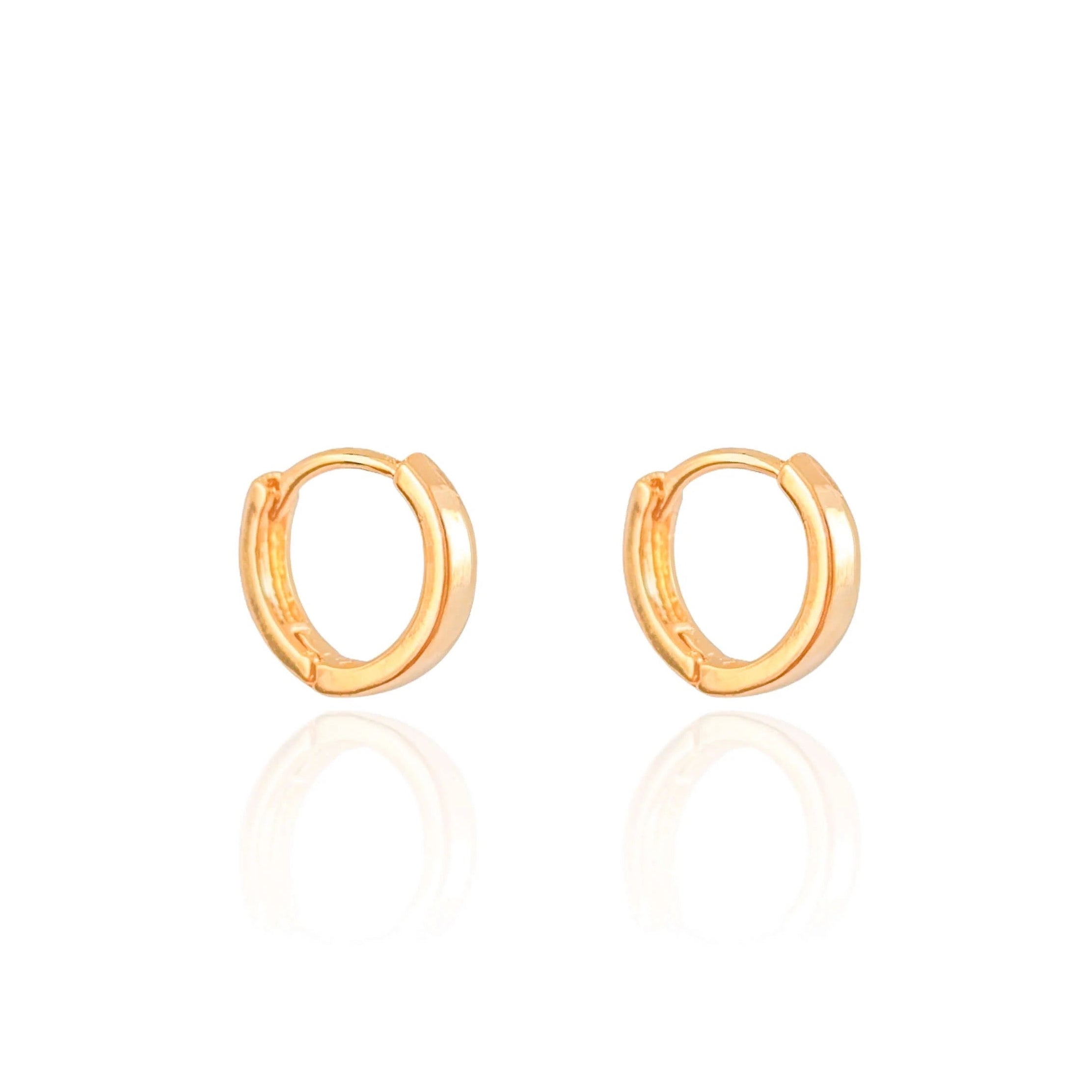 EARRING HOOPS HUGGIES 1.2cm