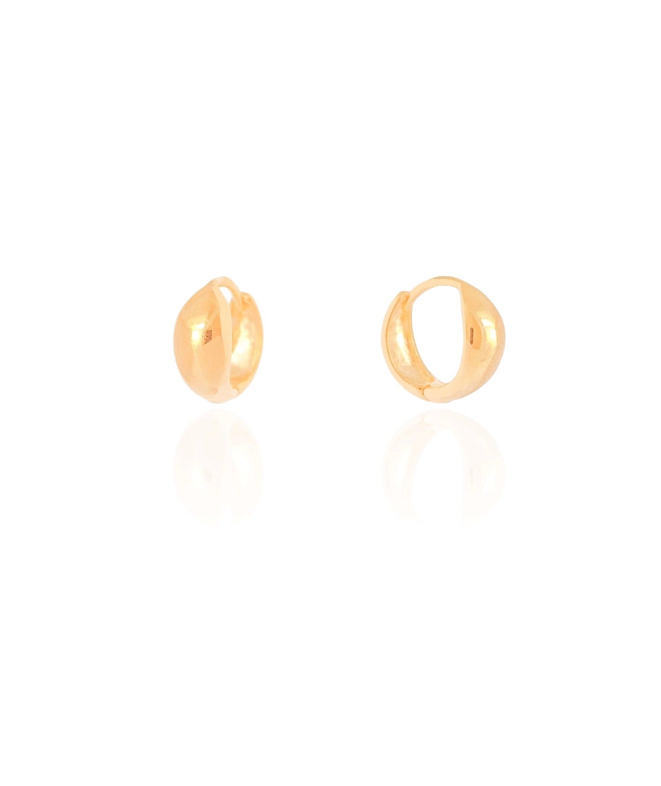EARRING HOOPS SMALL BOLD 14mm