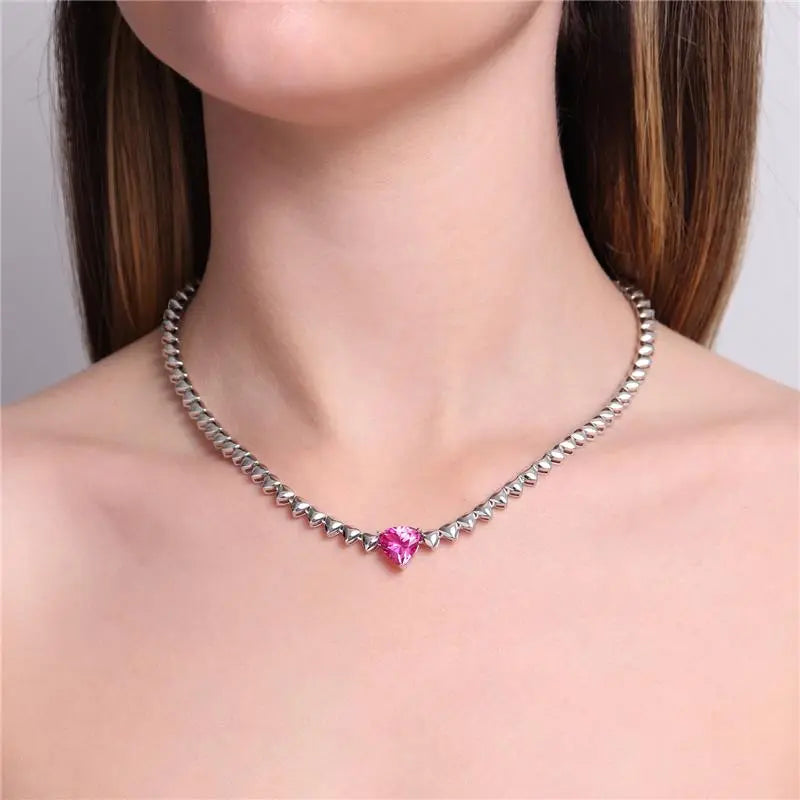 NECKLACE LOVE HEARTS