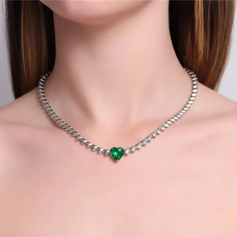 NECKLACE LOVE HEARTS