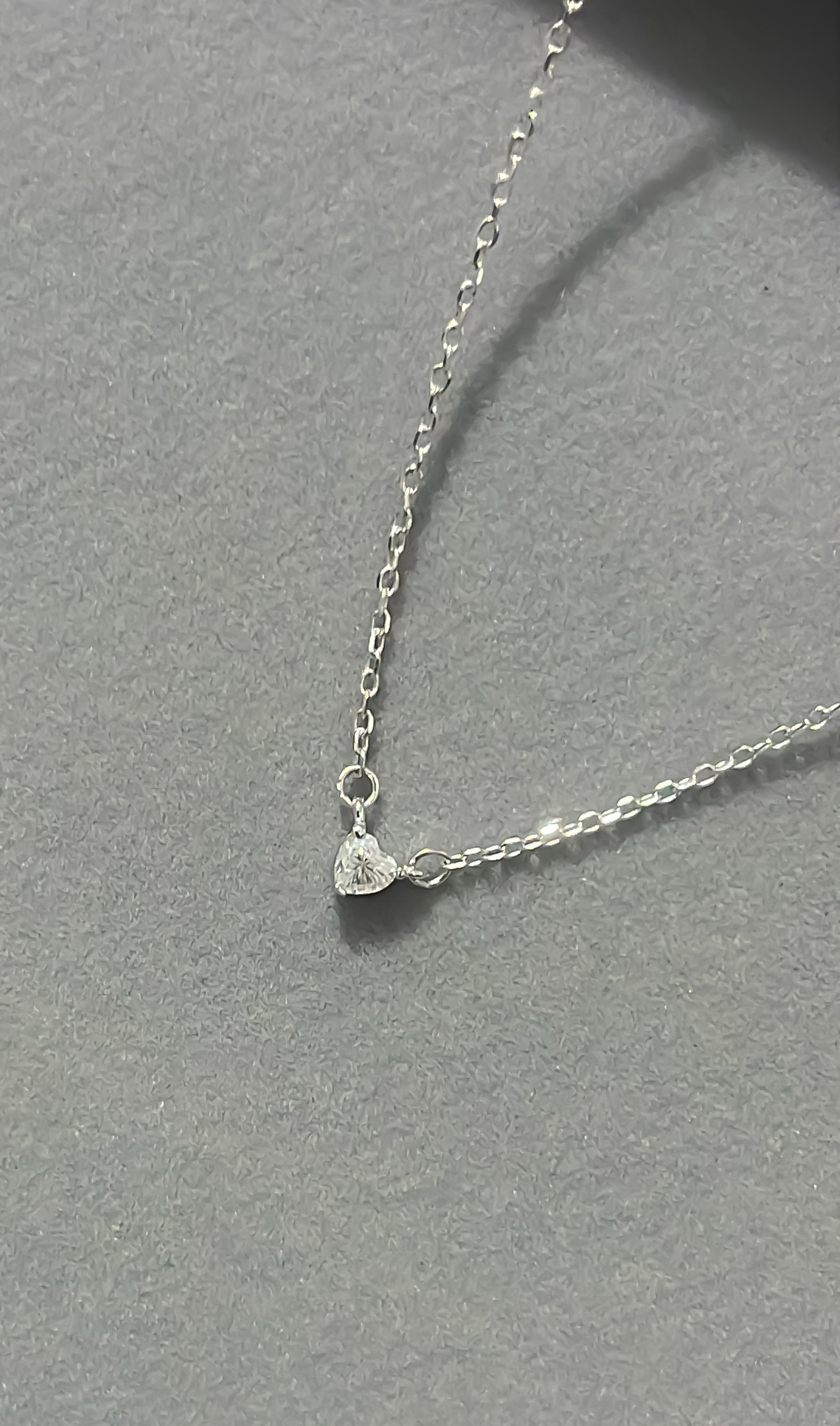 COLAR MOISSANITA CORAÇÃO