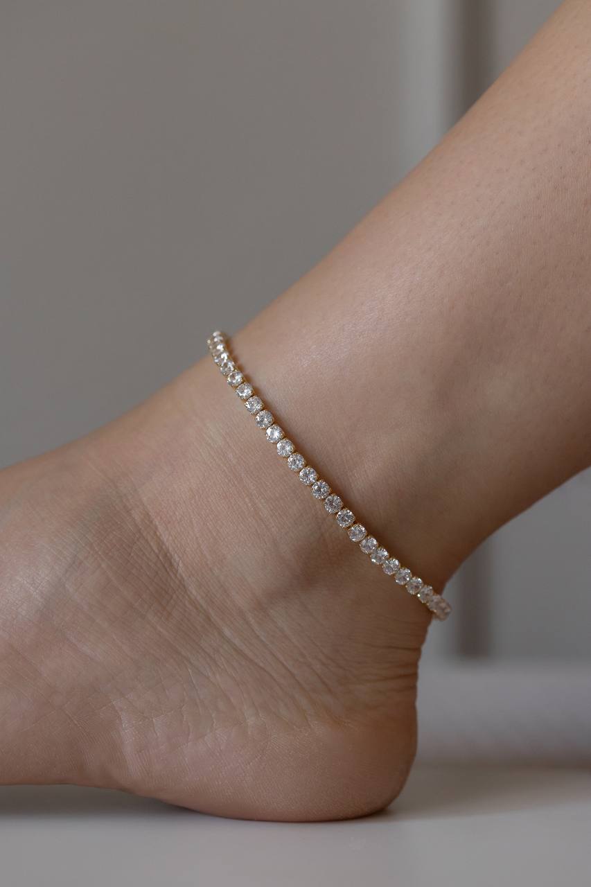 ANKLET RIVIERA CUBIC ZIRCONIA