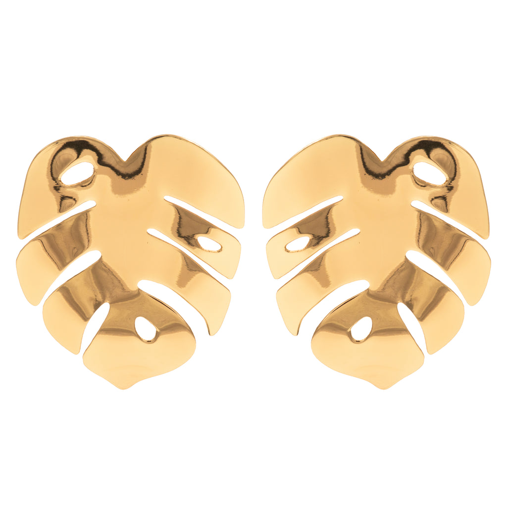 EARRINGS LEAF FLORA BY MADENNA
