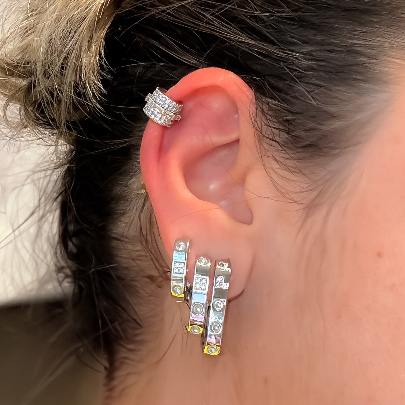 EAR-CUFF LUXURY CRYSTALS