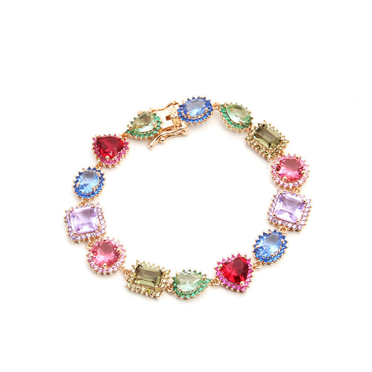 BRACELET GEMA GEOMETRIC COLOR CRYSTALS