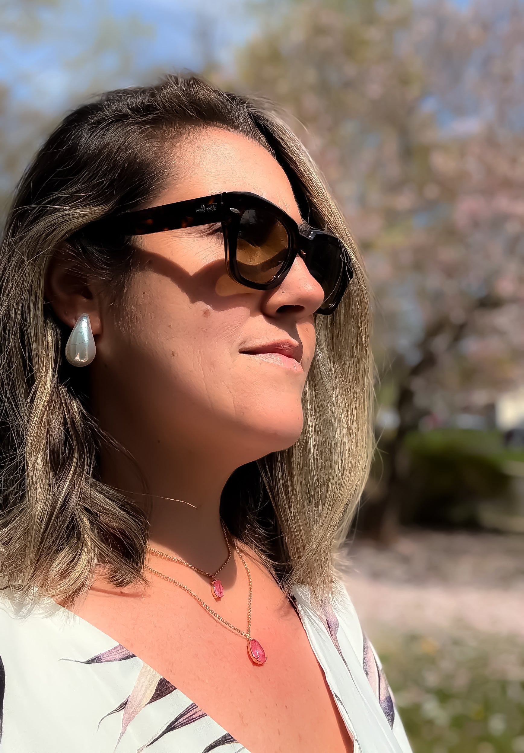 EARRING TEARDROP PEARL