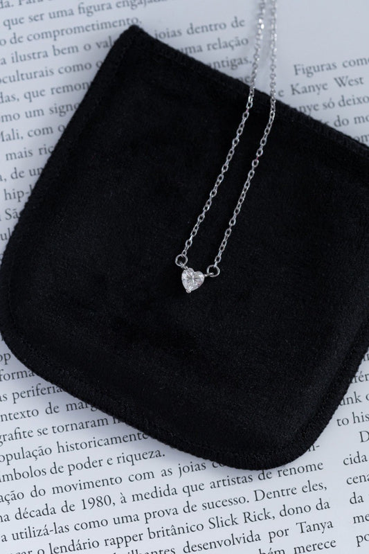NECKLACE MOISSANITE HEART