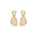 EARRINGS ORGANIC SHAPE RESIN