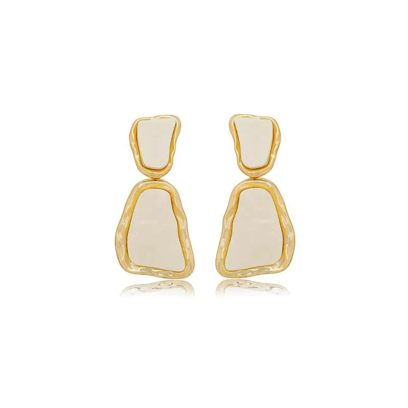 EARRINGS ORGANIC SHAPE RESIN