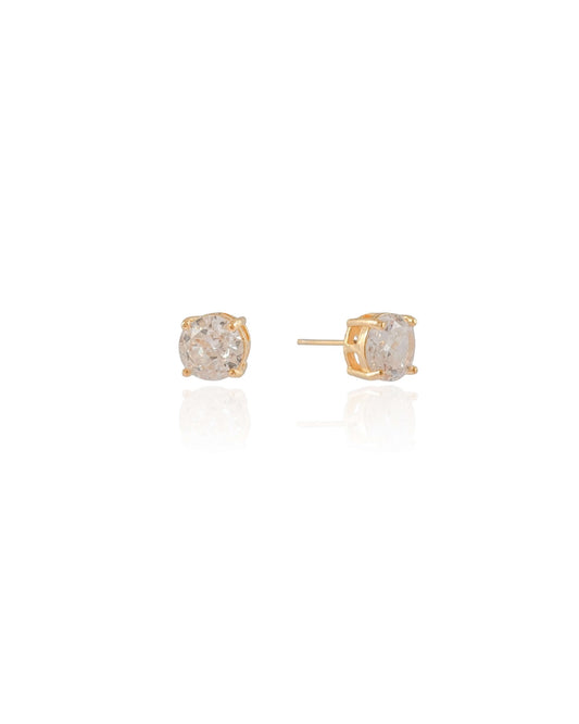 EARRING SPARKLE CUBIC ZIRCON 8mm