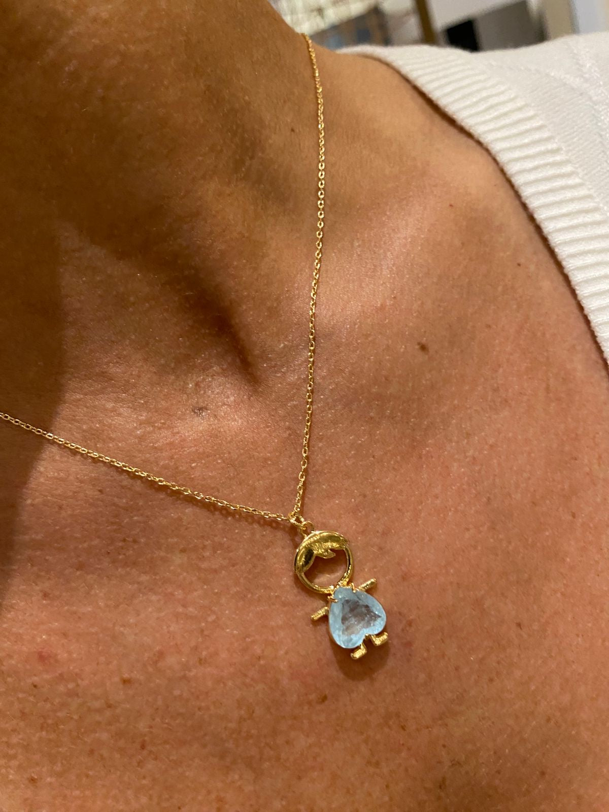 NECKLACE FAMILY LOVE ONLY CHILD FUSION CRYSTAL