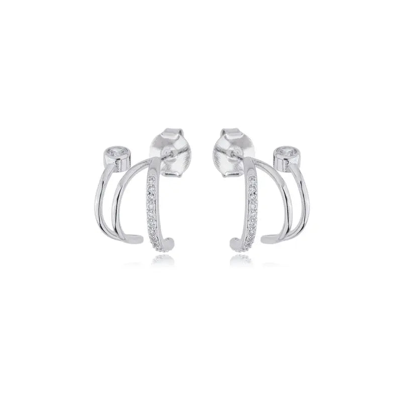 EARRING HOOK WITH CRYSTALS
