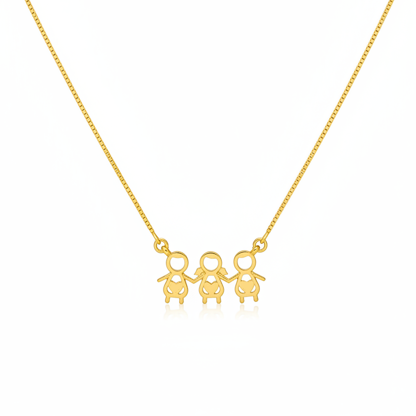 NECKLACE FAMILY LOVE 3 CHILDREN