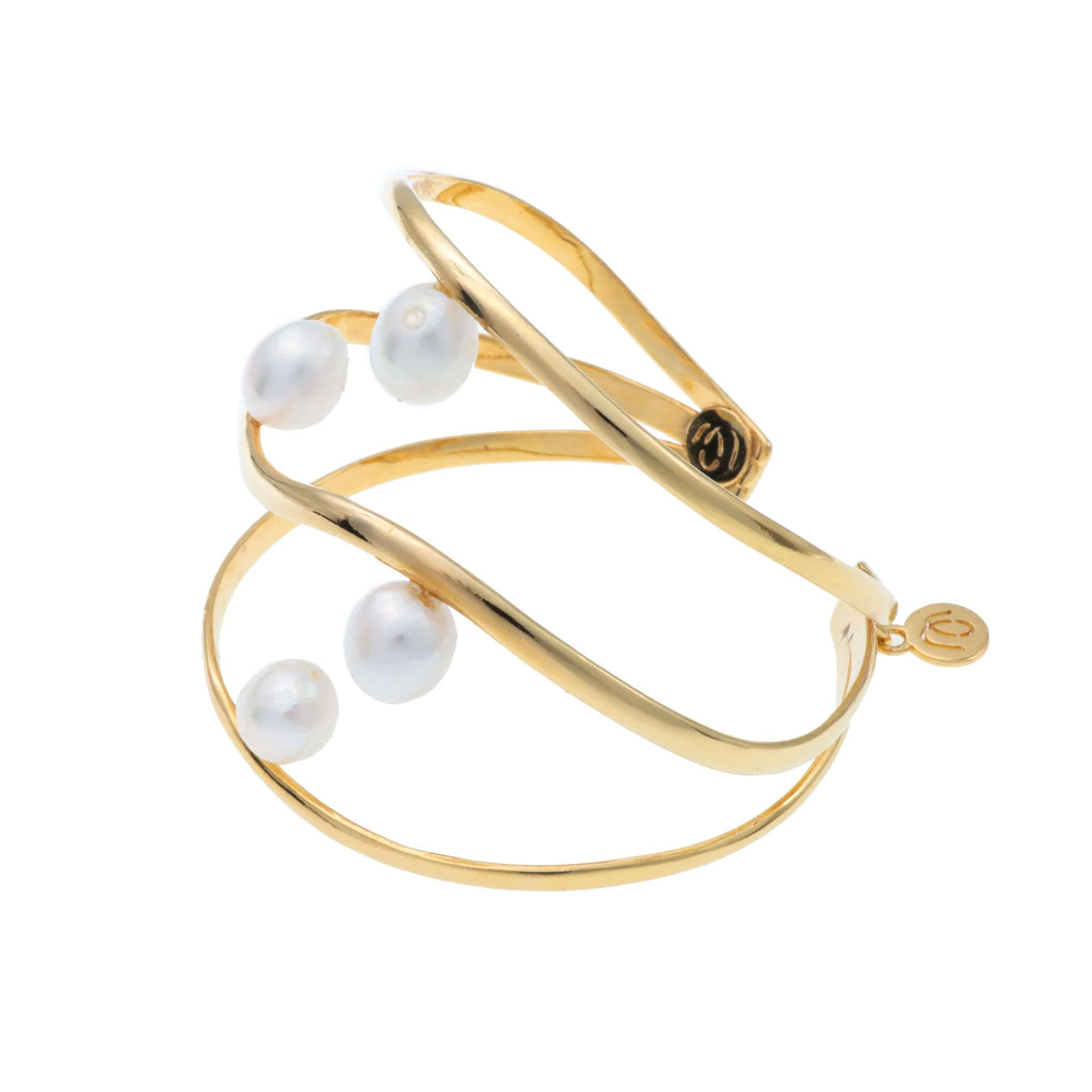 BRACELET BANGLE PEARLS BY MADENNA