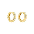 EARRING HOOPS TWIST HUGGIES