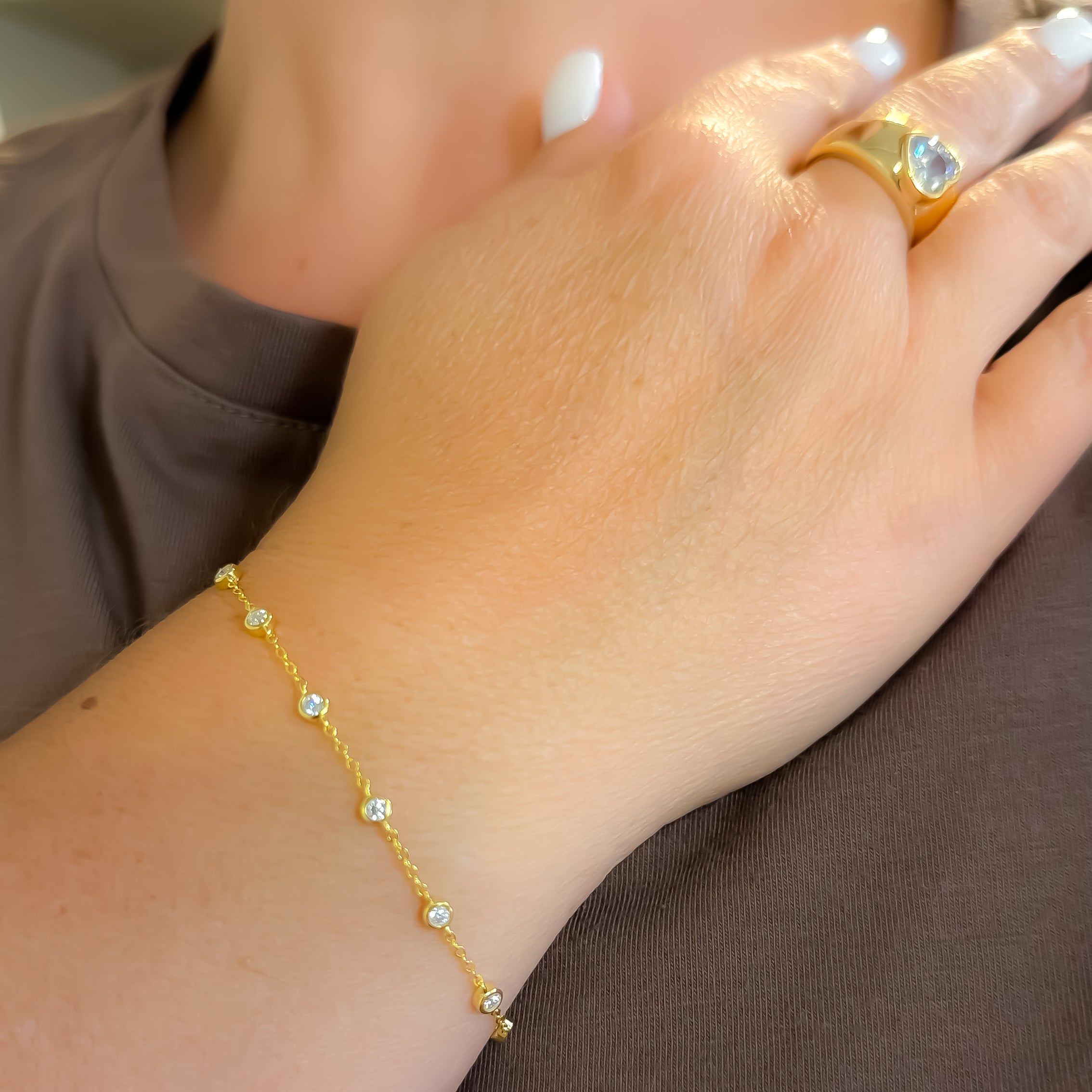 BRACELET 11 MOISSANITES 2.5MM