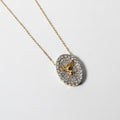 NECKLACE HOLY SPIRIT PAVE CUBIC ZIRCONIA
