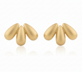 EARRINGS BRUSHED PETALS
