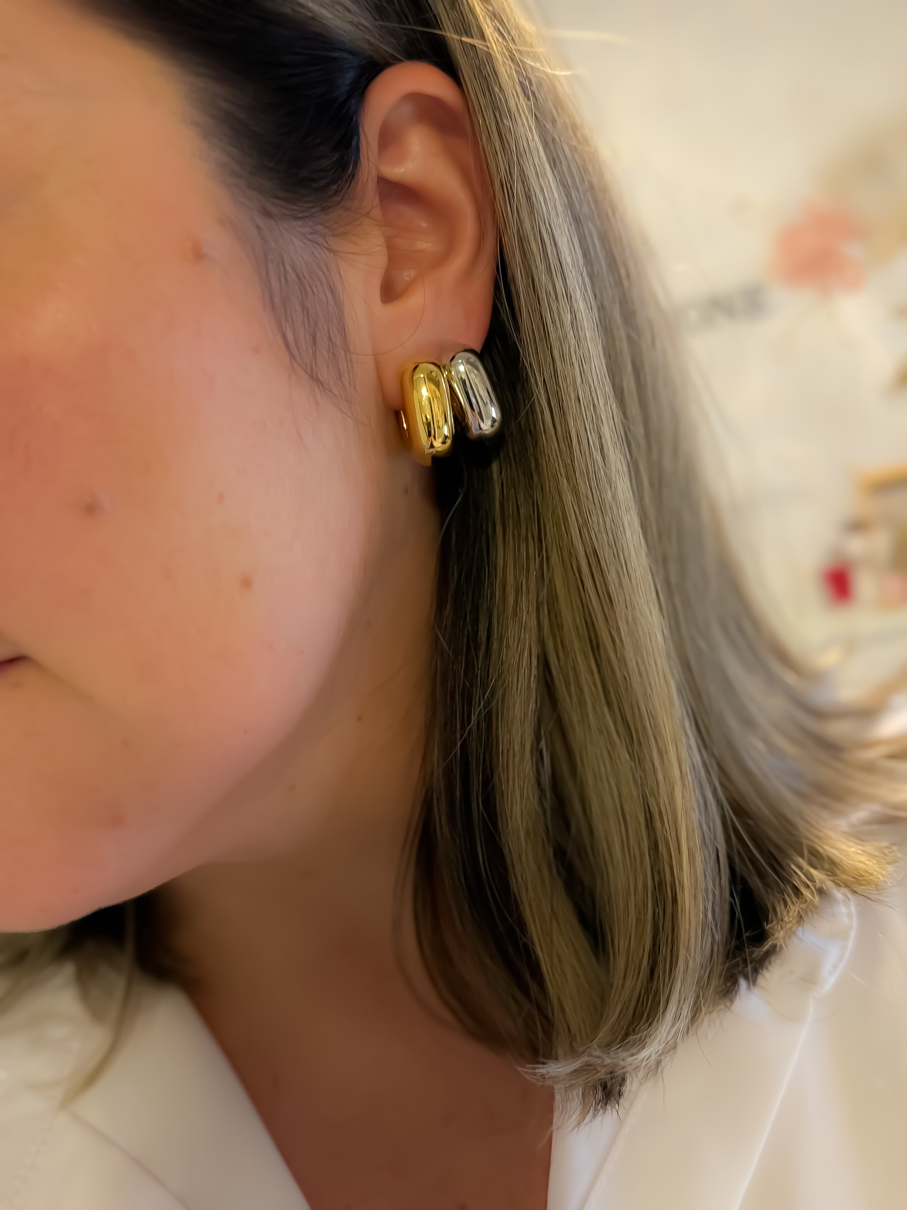 EARRING HOOPS BULKY FASHION